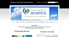 Desktop Screenshot of nanaimohospice.com