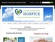 Tablet Screenshot of nanaimohospice.com